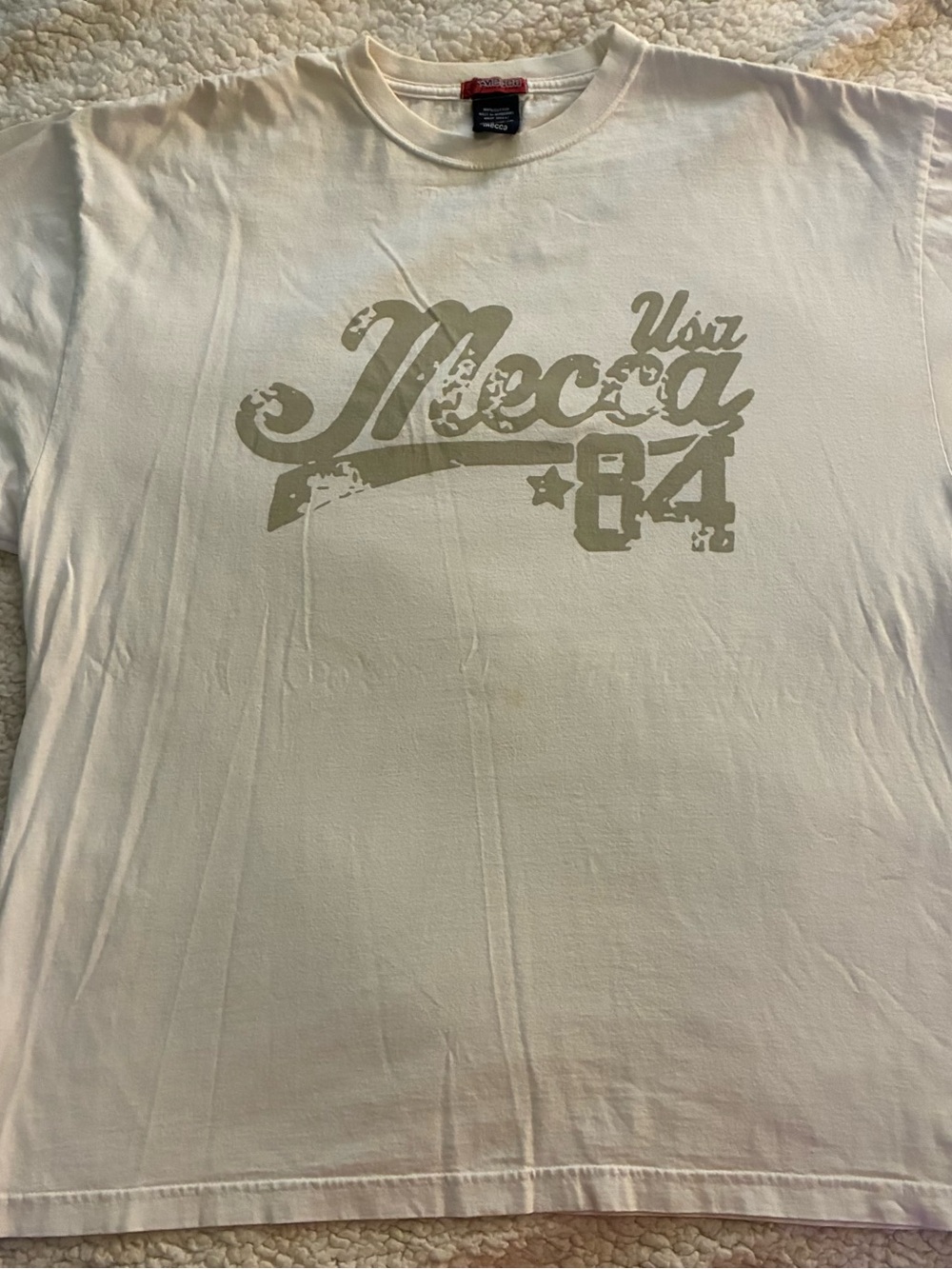 Vintage Mecca 84 Graphic Tee - White